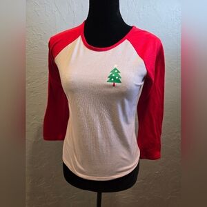 Cat&jack Girls Shirt Size 10/12 Christmas‎